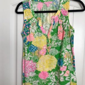 EEUC Lilly Pulitzer Cotton tank, Size M